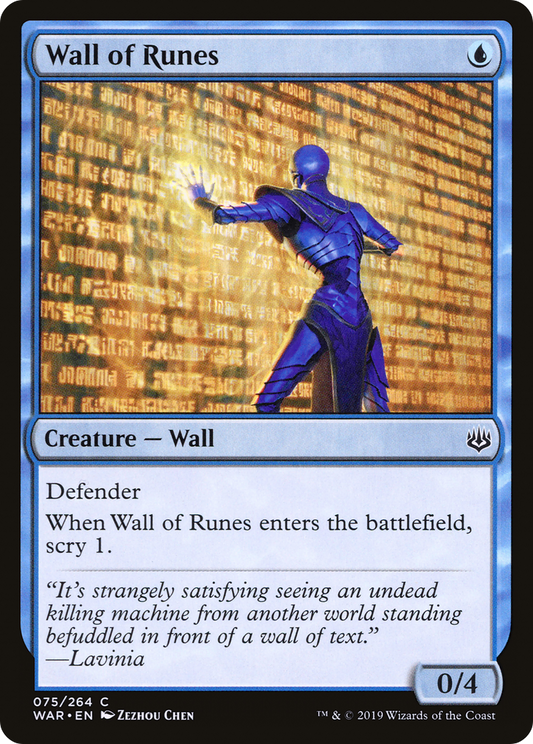 Wall of Runes (WAR) #75 [EN/N]