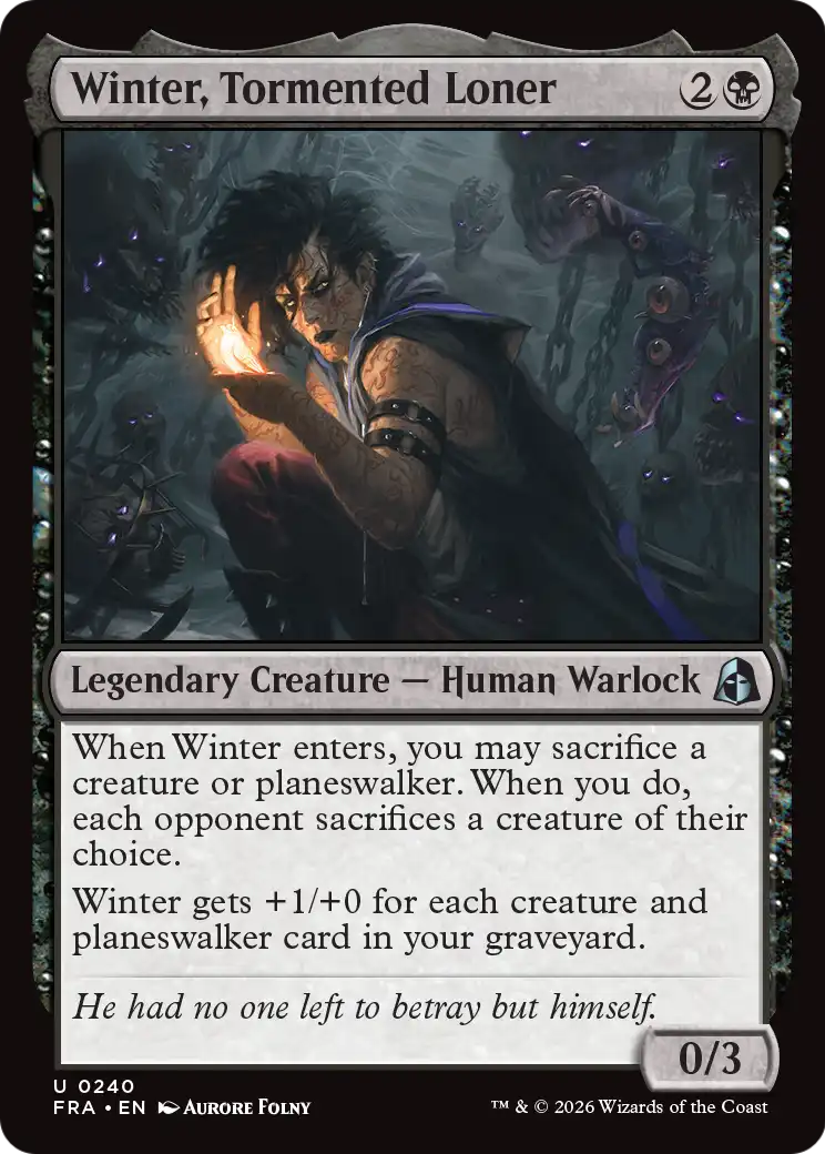 Winter, Tormented Loner (FRA) #240 [EN/N]