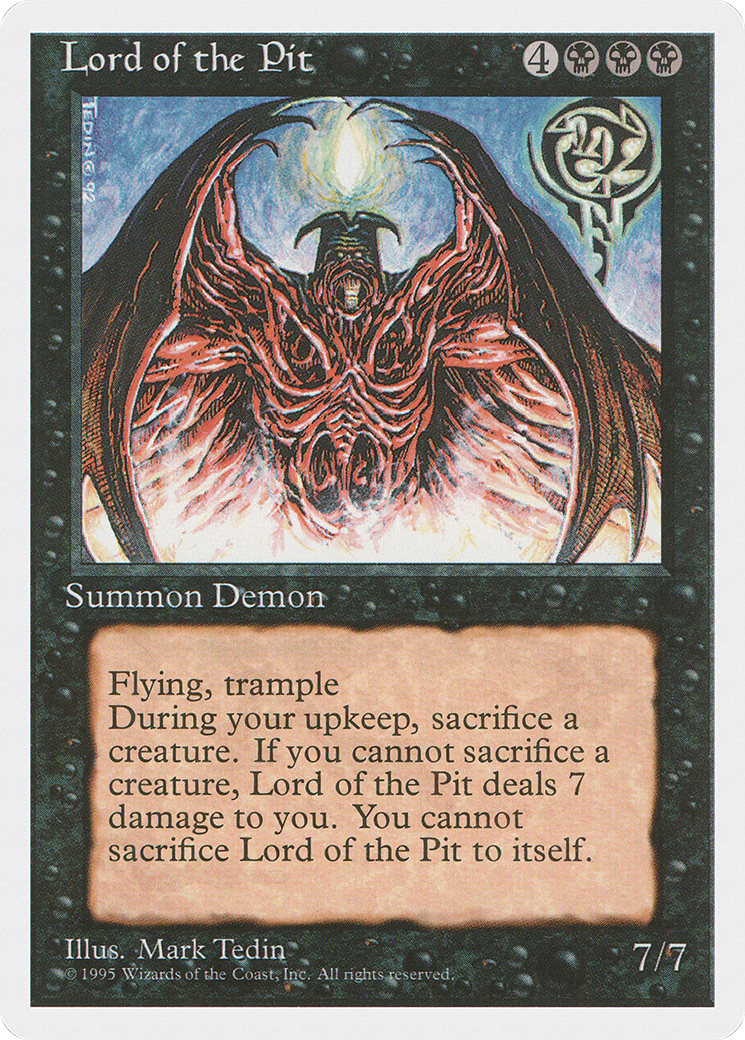 Lord of the Pit (4ED) #144 [EN/N]