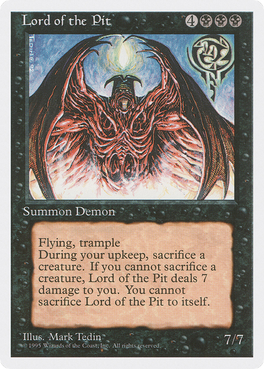 Lord of the Pit (4ED) #144 [EN/N]