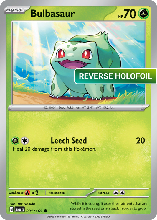 Bulbasaur - 001/165 (MEW) #001 [EN/R] s/o