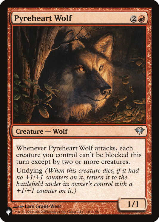 Pyreheart Wolf (PLST) #DKA-101 [EN/N] s/o