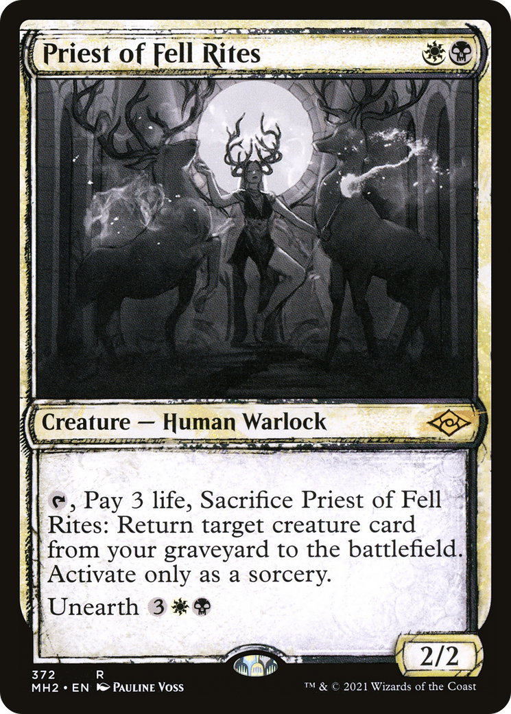 Priest of Fell Rites (MH2) #372 [EN/N] s/o