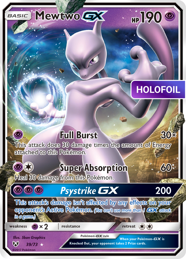 Mewtwo GX (SLG) #39 [EN/H] s/o
