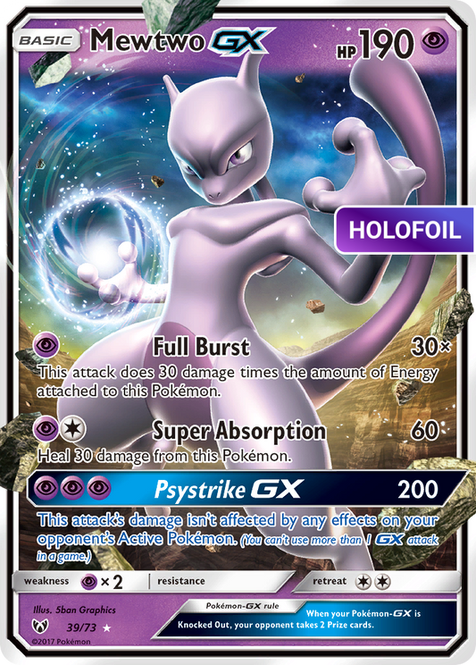 Mewtwo GX (SLG) #39 [EN/H] s/o