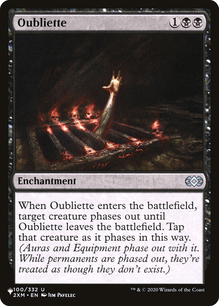 Oubliette (PLST) #2XM-100 [EN/N] s/o