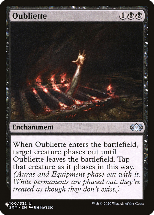 Oubliette (PLST) #2XM-100 [EN/N] s/o