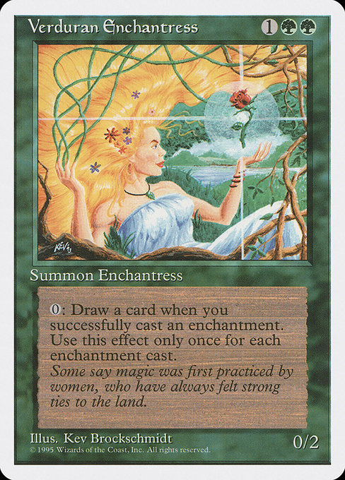 Verduran Enchantress (4ED) #281 [EN/N] s/o