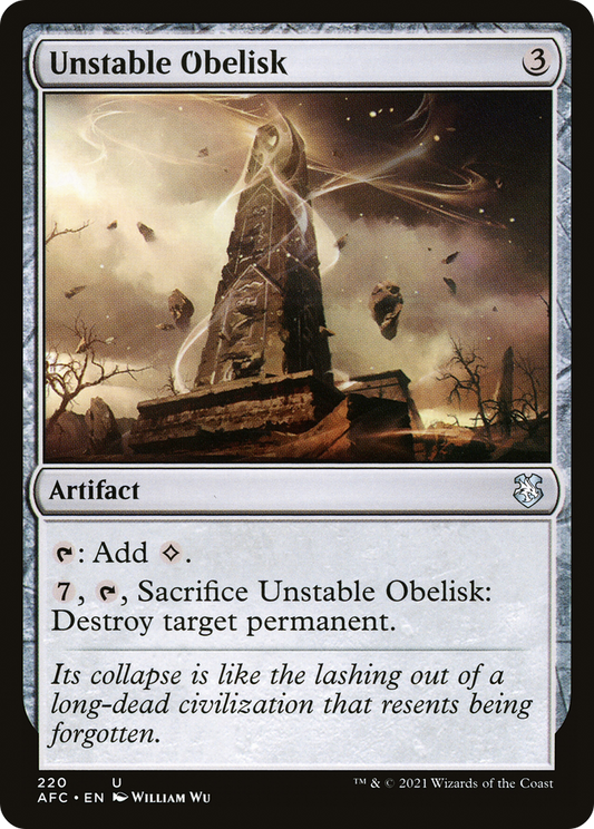 Unstable Obelisk (AFC) #220 [EN/N]