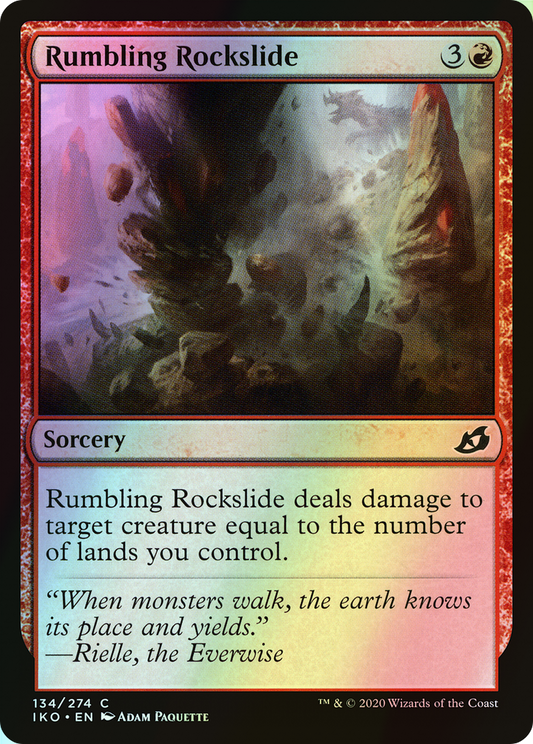 Rumbling Rockslide (IKO) #134 [EN/F]