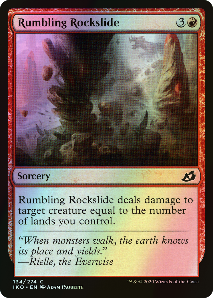 Rumbling Rockslide (IKO) #134 [EN/F]