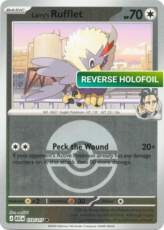 Larry's Rufflet (Poke Ball) (ASC) #173_V2 [EN/R]