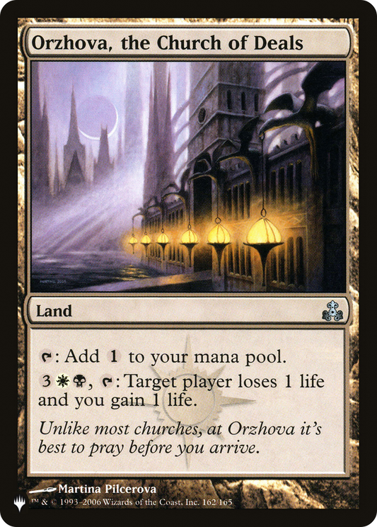 Orzhova, the Church of Deals (PLST) #GPT-162 [EN/N]