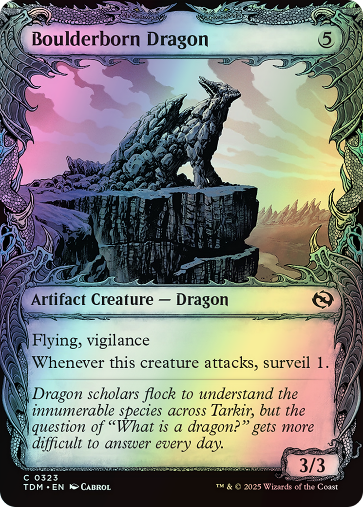 Boulderborn Dragon (TDM) #323 [EN/F]