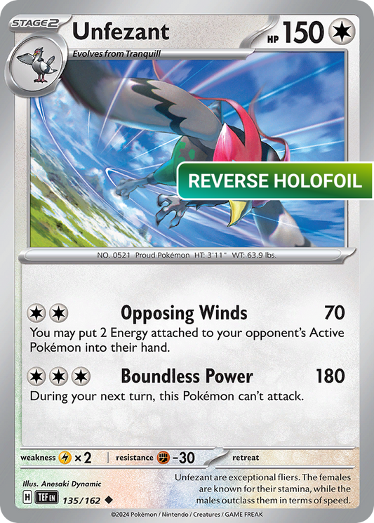 Unfezant (TEF) #135 [EN/R]