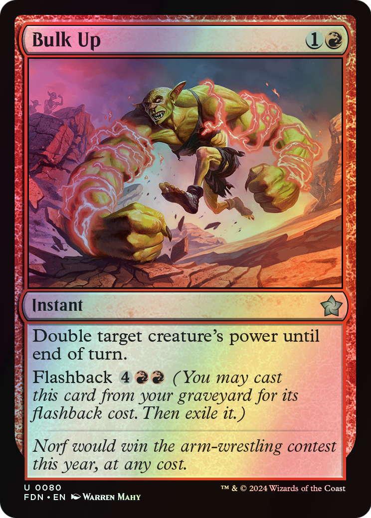 Bulk Up (FDN) #80 [EN/F] s/o