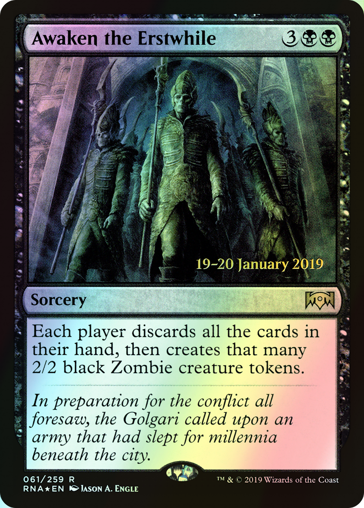 Awaken the Erstwhile (PRNA) #61s [EN/F]