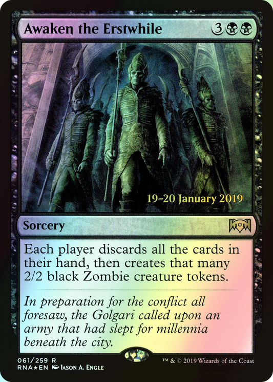 Awaken the Erstwhile (PRNA) #61s [EN/F]