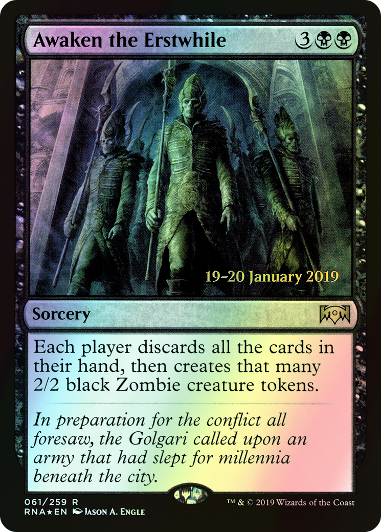 Awaken the Erstwhile (PRNA) #61s [EN/F]