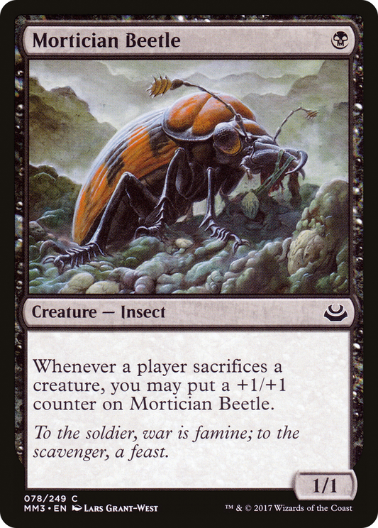 Mortician Beetle (MM3) #78 [EN/N]