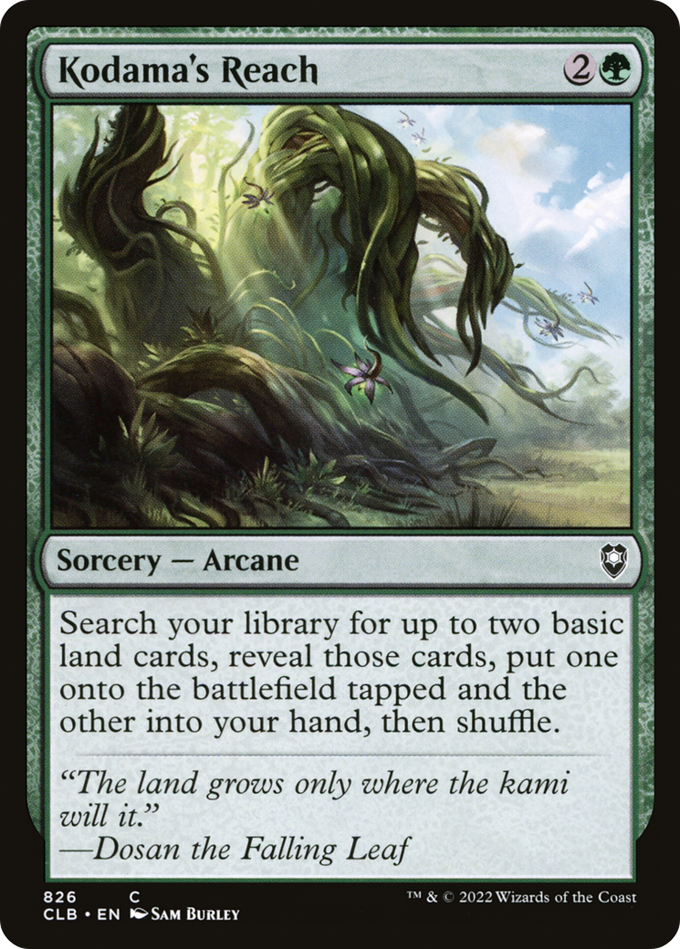 Kodama's Reach (CLB) #826 [EN/N]