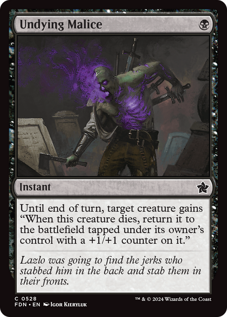 Undying Malice (FDN) #528 [EN/N] s/o