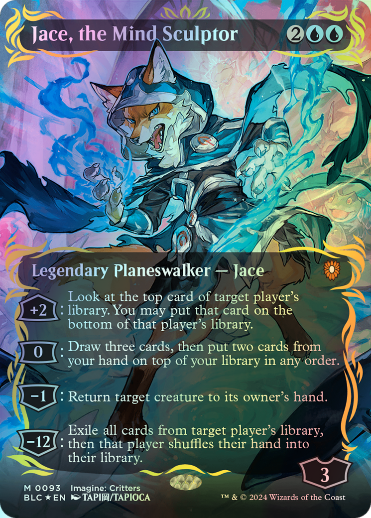 Jace, the Mind Sculptor - Raised Foil (BLC) #93 [EN/F] s/o