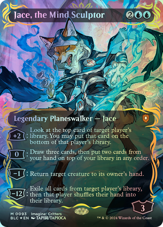 Jace, the Mind Sculptor - Raised Foil (BLC) #93 [EN/F] s/o