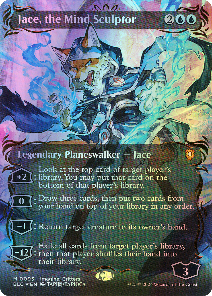 Jace, the Mind Sculptor - Raised Foil (BLC) #93 [EN/F] s/o