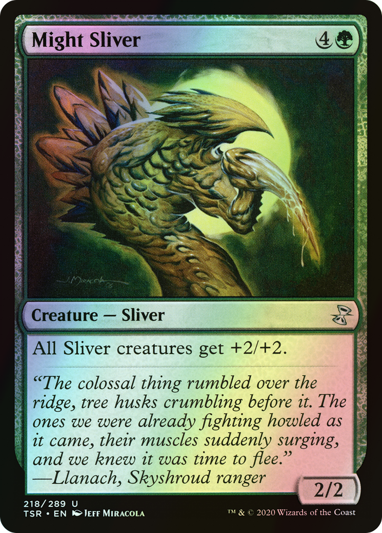 Might Sliver (TSR) #218 [EN/F] s/o