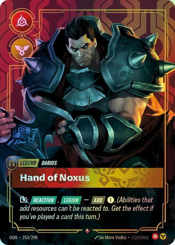 Darius - Hand of Noxus (OGN) #253 [EN/F] s/o