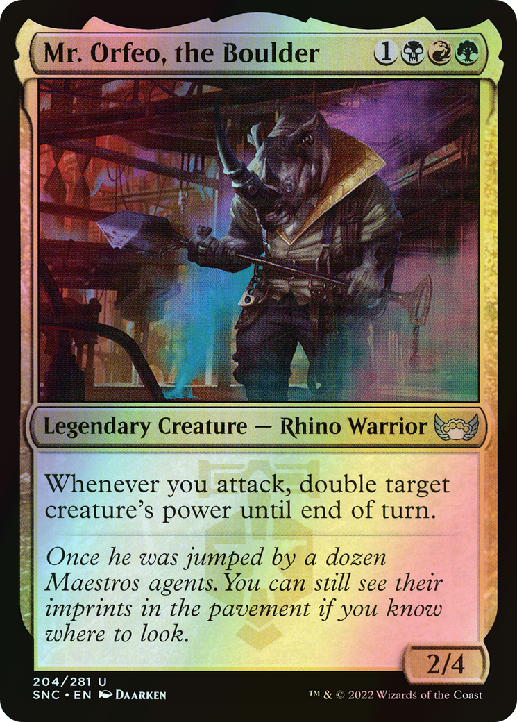 Mr. Orfeo, the Boulder (SNC) #204 [EN/F]