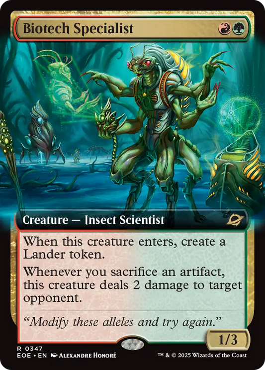 Biotech Specialist (EOE) #347 [EN/N]