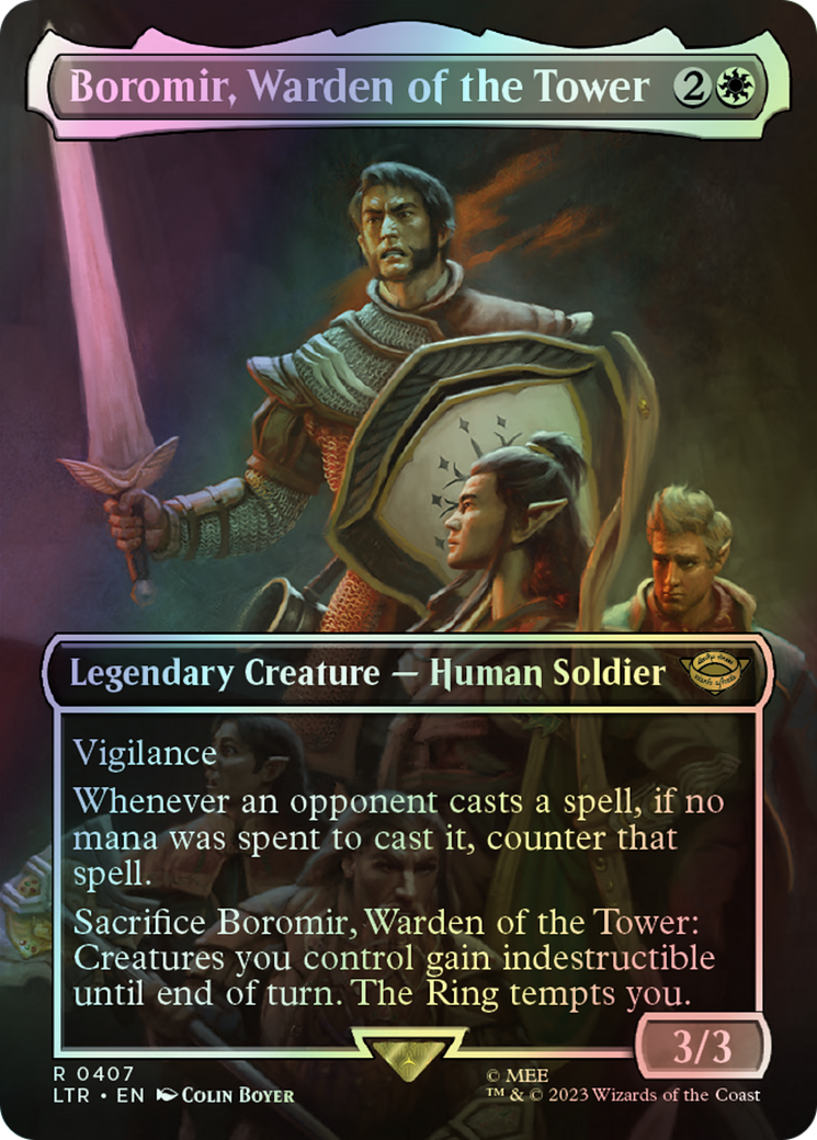 Boromir, Warden of the Tower (LTR) #407 [EN/F] s/o