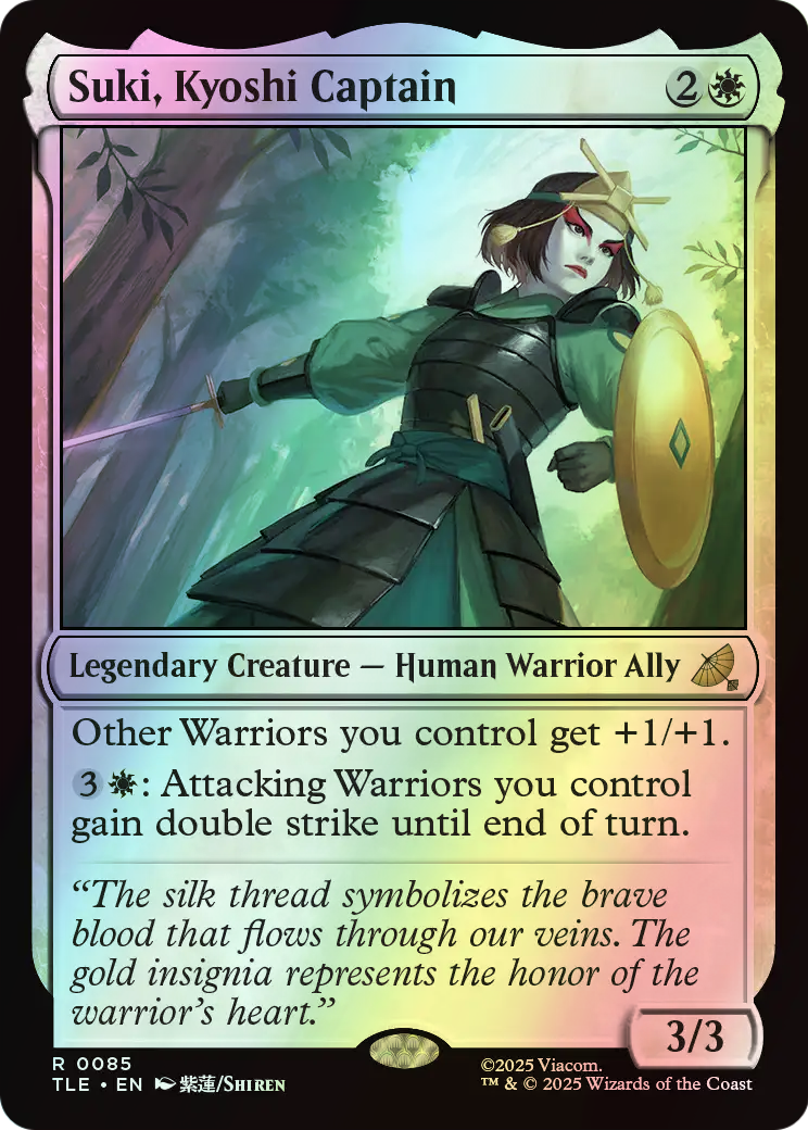 Suki, Kyoshi Captain (TLE) #85 [EN/F] s/o