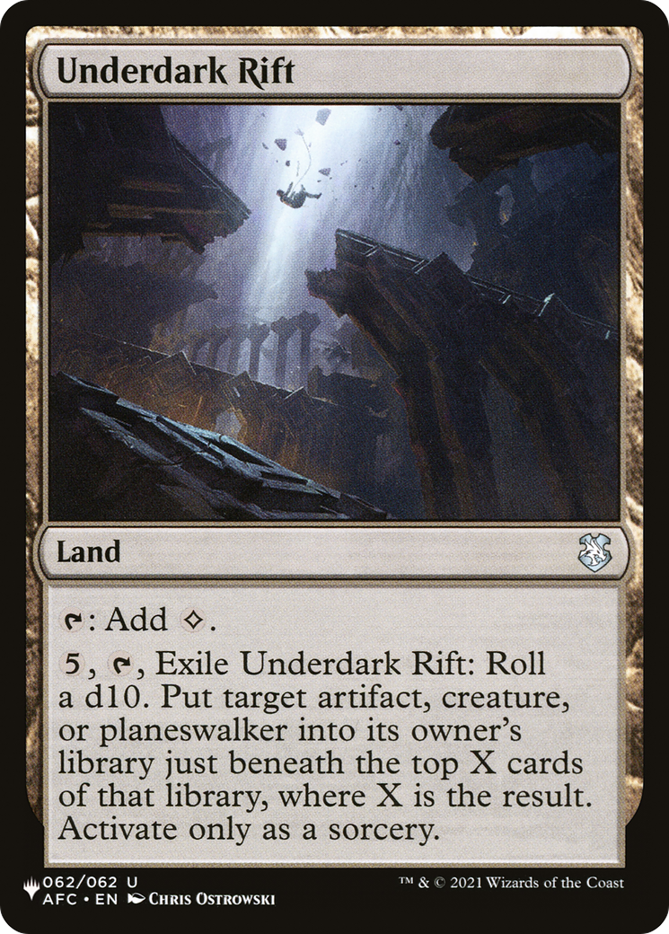 Underdark Rift (PLST) #AFC-62 [EN/N]