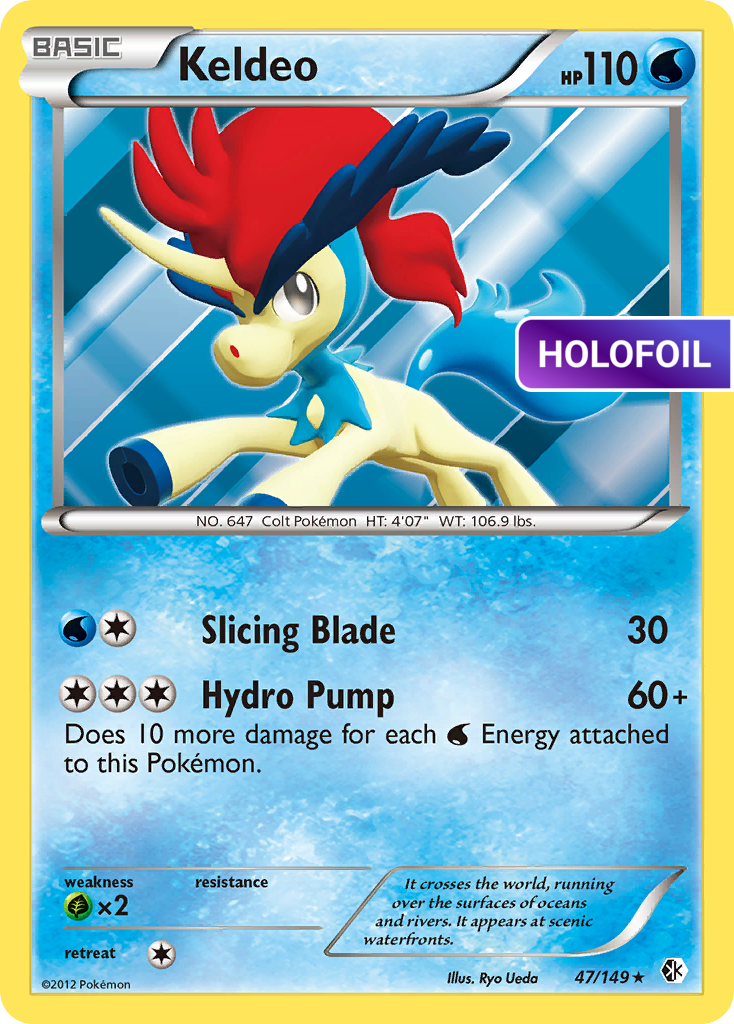 Keldeo (BCR) #47 [EN/H]