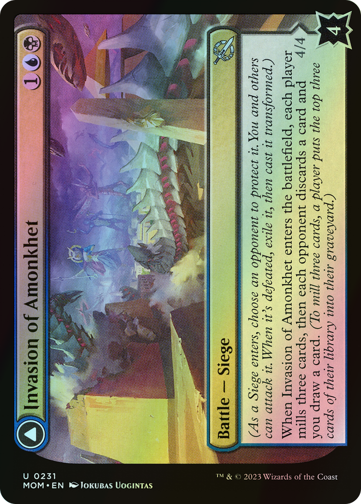 Invasion of Amonkhet // Lazotep Convert (MOM) #231 [EN/F]