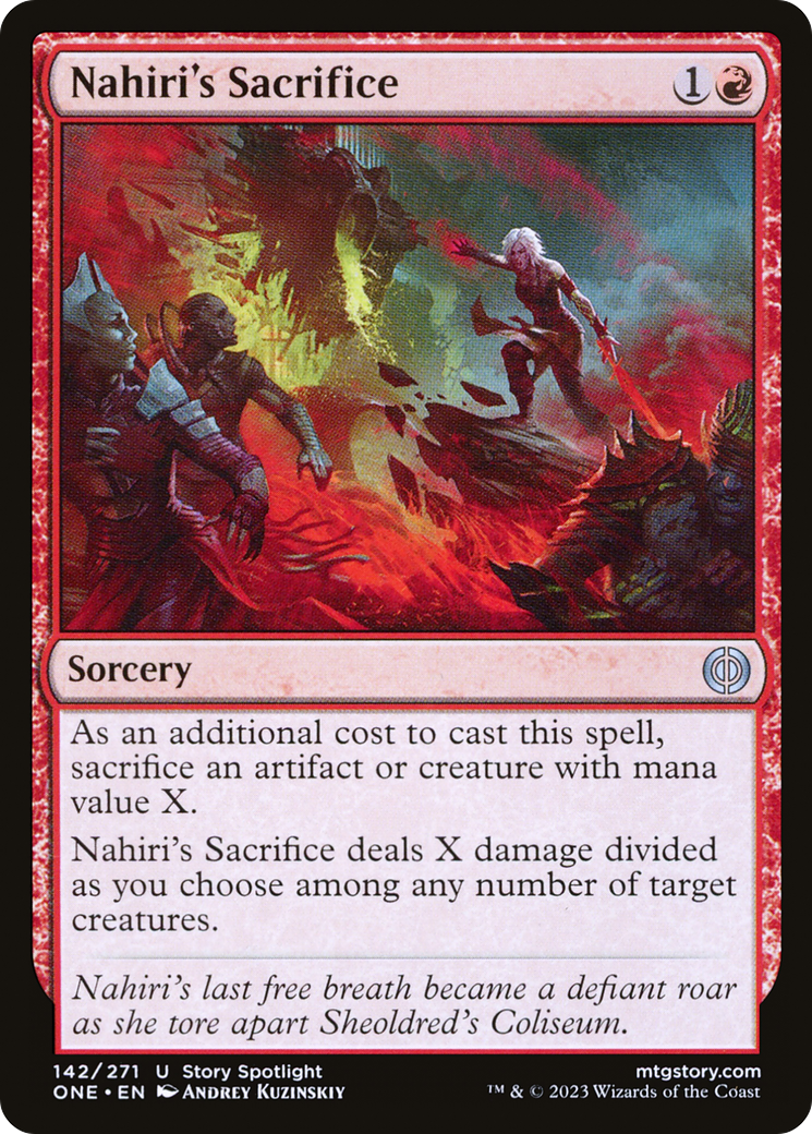 Nahiri's Sacrifice (ONE) #142 [EN/N]