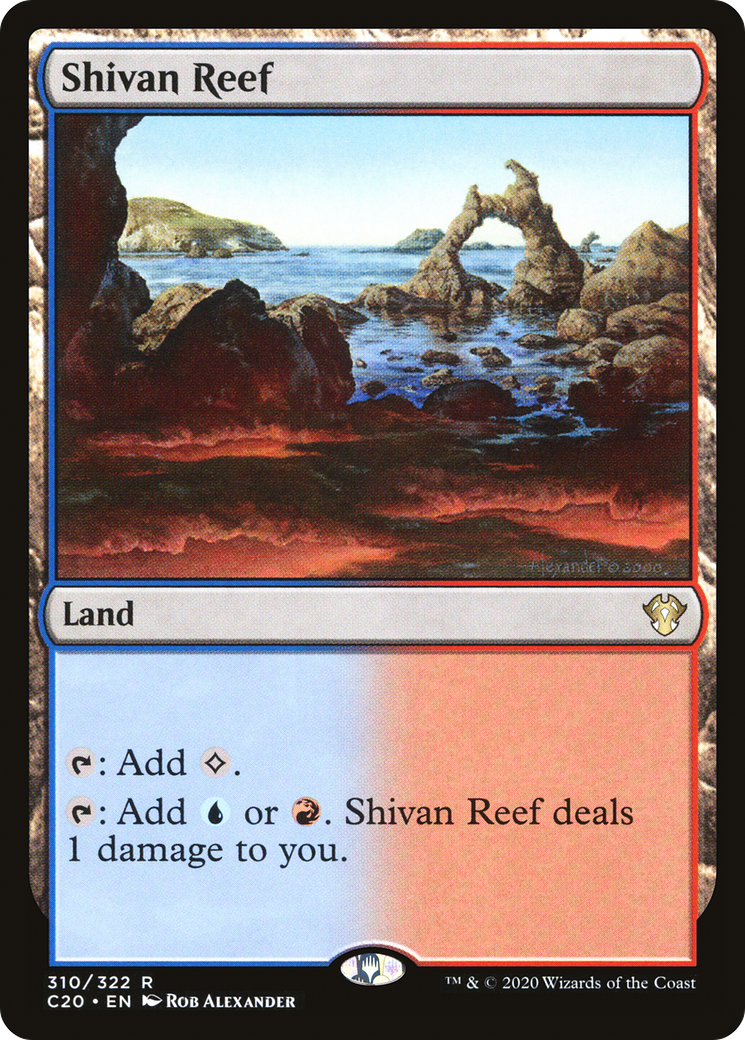 Shivan Reef (C20) #310 [EN/N] s/o
