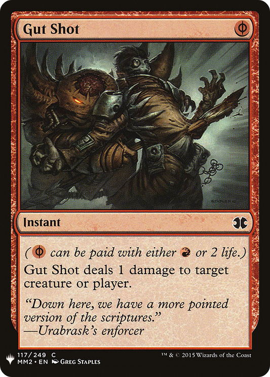 Gut Shot (PLST) #MM2-117 [EN/N] s/o
