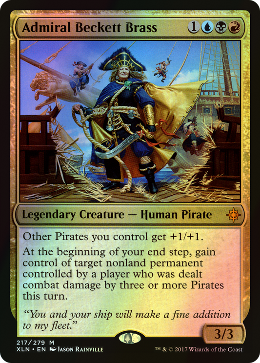 Admiral Beckett Brass (XLN) #217 [EN/F] s/o