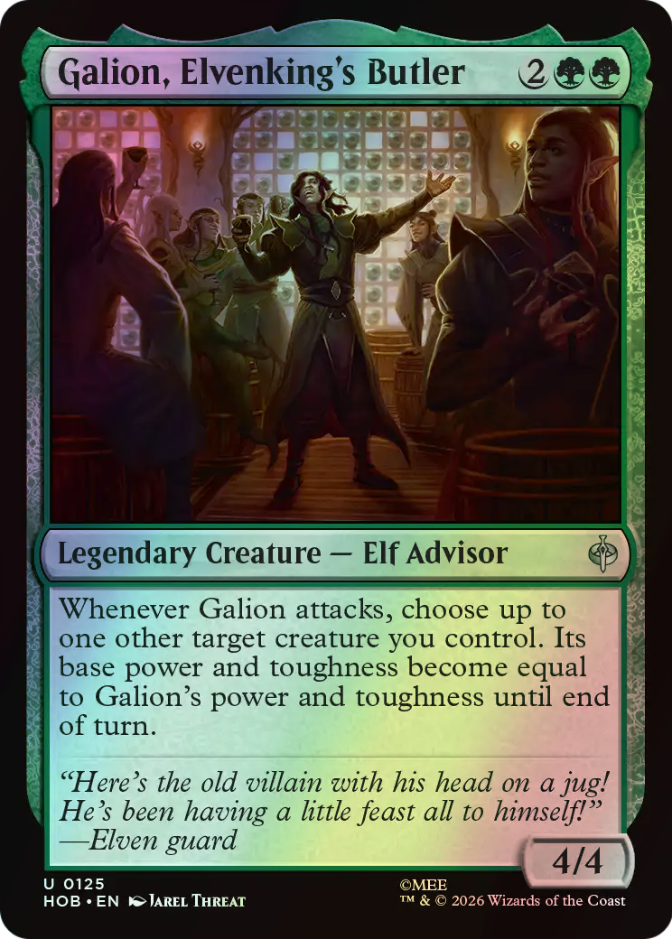 Galion, Elvenking's Butler (HOB) #125 [EN/F]