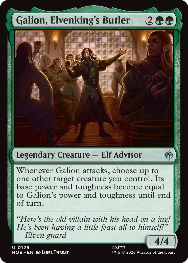 Galion, Elvenking's Butler (HOB) #125 [EN/N]
