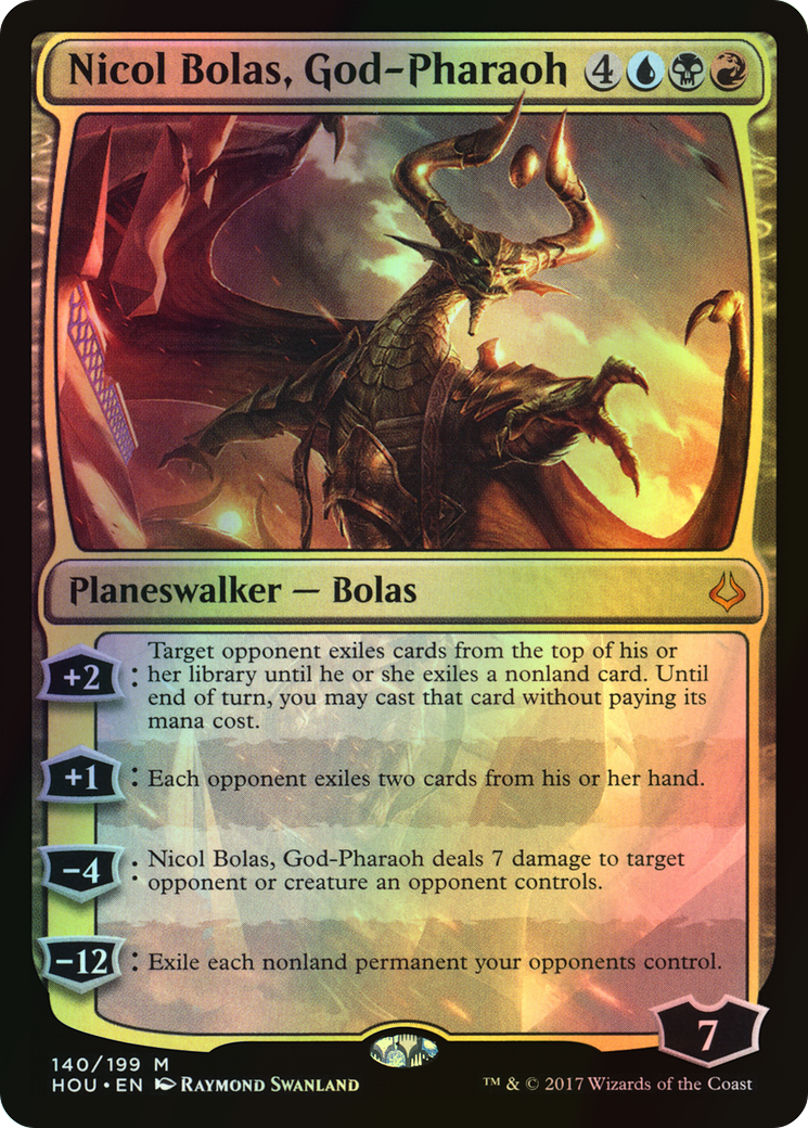 Nicol Bolas, God-Pharaoh (HOU) #140 [EN/F]