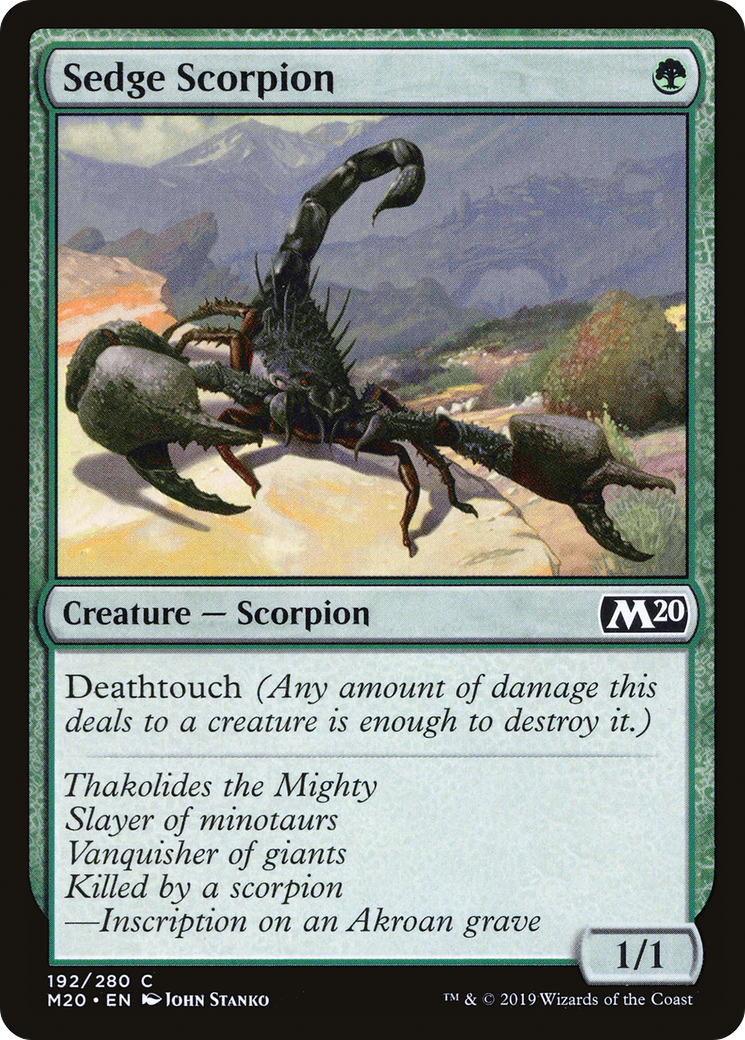 Sedge Scorpion (M20) #192 [EN/N]