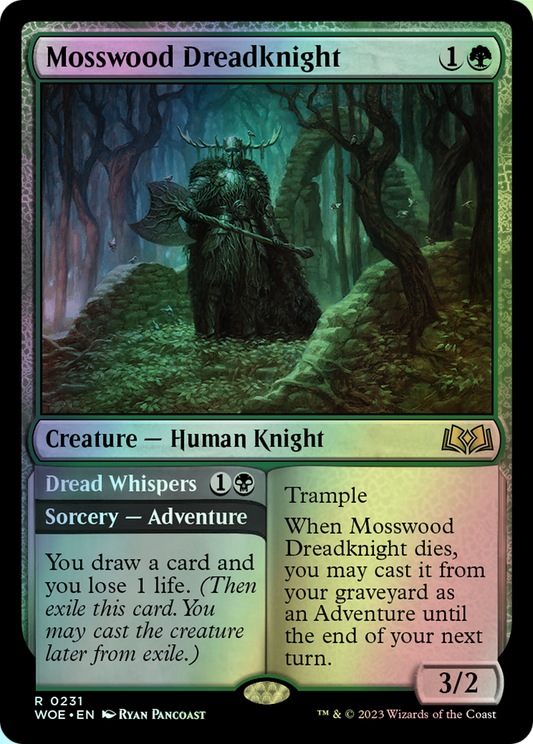 Mosswood Dreadknight // Dread Whispers (WOE) #231 [EN/F] s/o