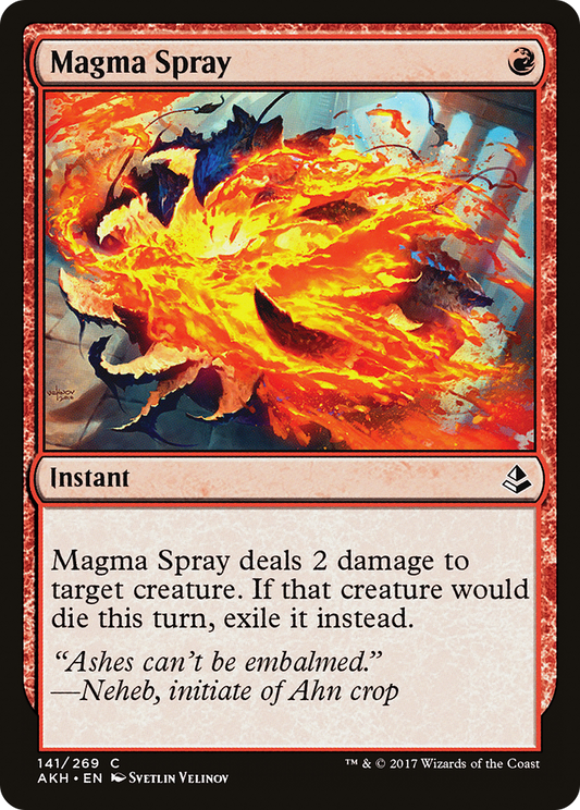 Magma Spray (AKH) #141 [EN/N]