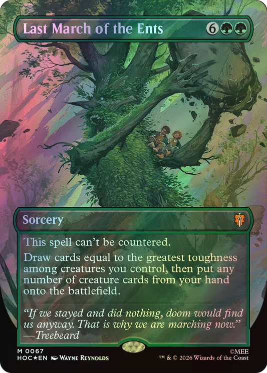 Last March of the Ents - Surge Foil (HOC) #67 [EN/F]