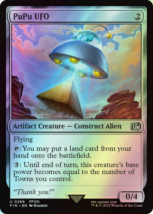 PuPu UFO (FIN) #266 [EN/F] s/o